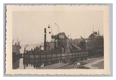 Bremerhaven 1936 - Gustav W. Rogge Industrial Rafting - Old Photo 1930s