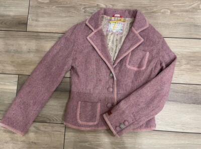 Pepe Jeans Blazer Damen Business Jacke Kostümjacke Gr. M Wolle Boucle