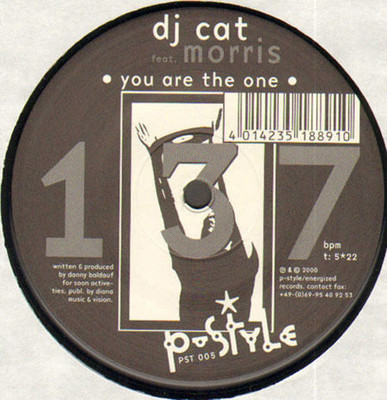DJ CAT - You Are The One, feat. Morris - P-Style - 2000 - Germany - PST 005
