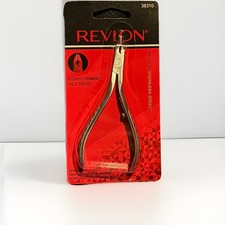 New Revlon Accurate Trimming Stainless Steel Cuticle Nippers 1/2 Half Jaw 38310