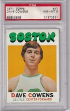 1971 Topps Dave Cowens #47 PSA 8