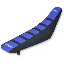 SDG 95938KBK 6-Rib Gripper Seat Cover - Blue Top/Black Sides/Black Ribs