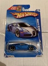 Hotwheels Bugatti Veyron Walmart Exclusive Matte Blue 1:64 Scale