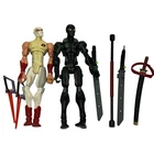 Snake Eyes Storm Shadow G.I. Joe Sigma 6 Ninja Showdown Boxed Set Incomplete J2