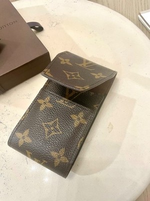 LOUIS VUITTON Cigar Case Monogram canvas brown Vintage