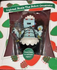 Vintage 1999 Warner Bros Studio Store Jetsons RosieThe Robot Ornament LightsUp