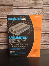 Magic Jack Go 2017 VOIP Phone Adapter Portable Home and On-The-Go Digital Phone