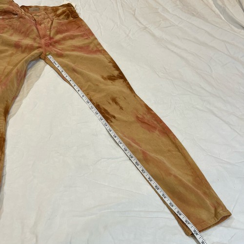 Mother Neu mit Etikett $ 228 hoch taillierter Looker Batik Cord in Hopscotch Größe 24 - Bild 13 von 18