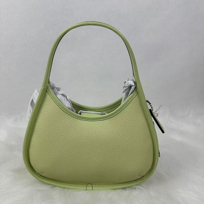 Coach Ergo Shoulder Bag In Coachtopia Leather In Pale Lime CK112