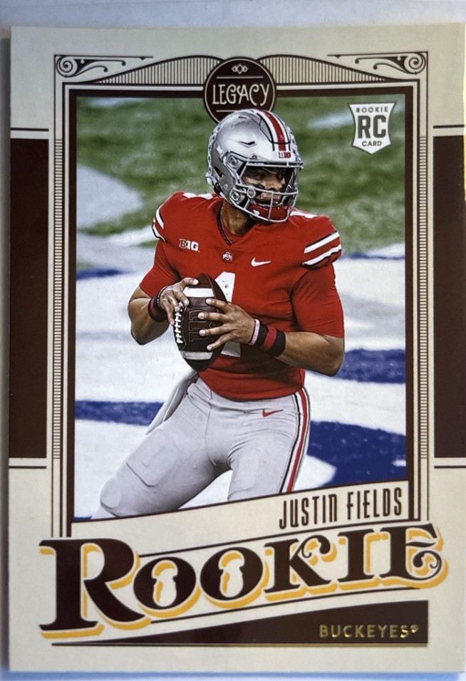 2021 Panini Legacy Football JUSTIN FIELDS RC #142 NM