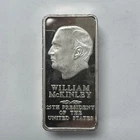 Danbury Mint 5.2ozt Presidential Sterling Silver Bar: William McKinley