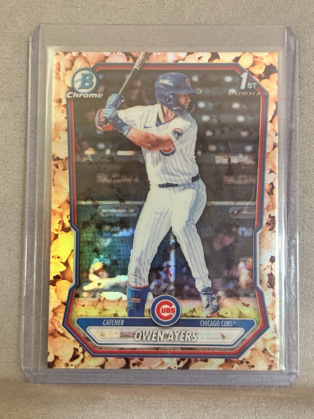 Owen Ayers 2026 Bowman Chrome Snack Pack Popcorn 1st Bowman