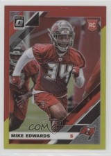 2019 Panini Donruss Optic Rookies Red & Yellow Prizm Mike Edwards #136 z7h