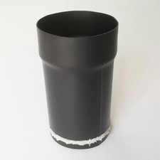 Tubo nero telescopico da 120mm per stufa a legna