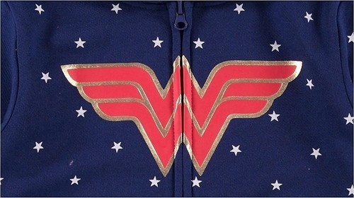 Mighty Fine Girls Wonder Woman Hoodie - Wonder Woman Cosplay Zip-Up Hoodie... - Picture 5 of 8