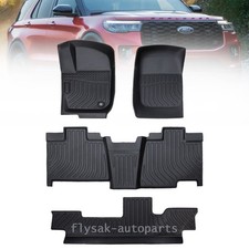 Oem Floor Mats For Cars Fit 2006-2010 Ford Explorer Bench 7 Seats All Weather Oe