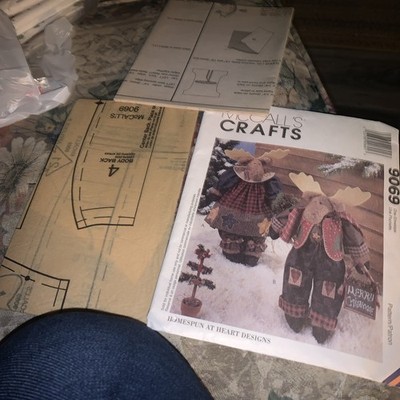 McCall s Craft Pattern #9069 - Reindeer Dolls - Homespun at Heart Design - UNCUT