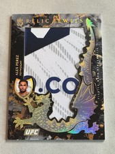 2025 Topps Royalty UFC Relic Jewels Gold Alex Perez Patch /10 #RJ-AP