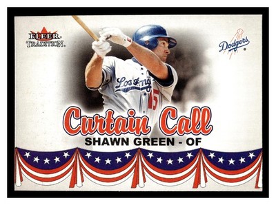 Shawn Green #U361 2002 Fleer Tradition Update Los Angeles Dodgers