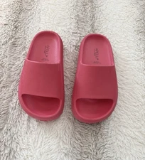 Girl Pink Slip-On Slide Sandal