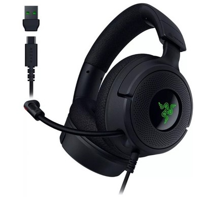 Razer - Kraken V4 X Wired Over-the-Ear Gaming Headset - USED !!!