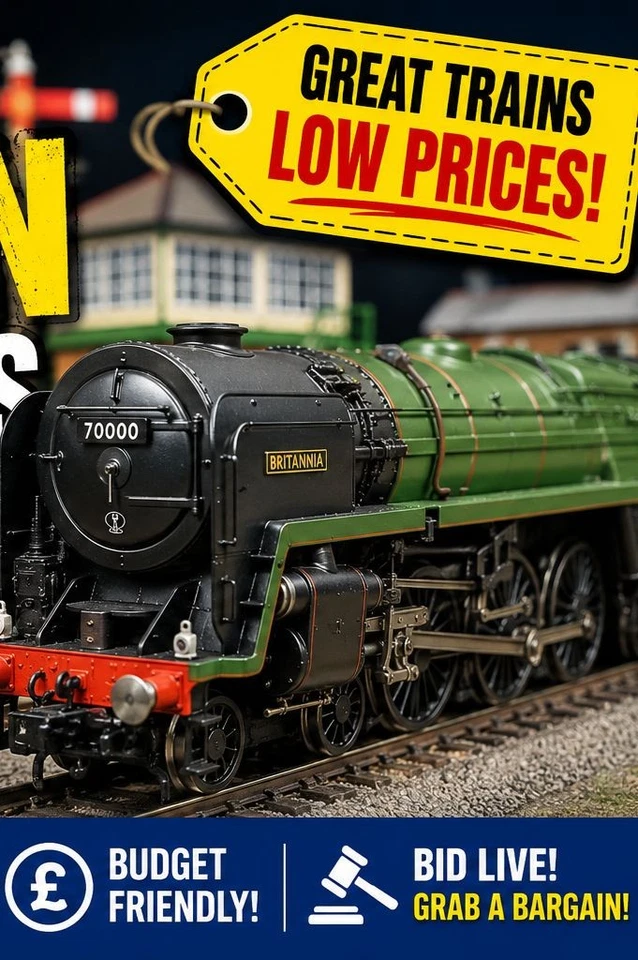Model Train Auction Live Tonight! Hornby, Bachmann etc! Grab a Bargain!