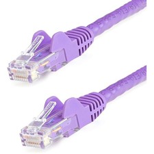 StarTech 75 ft Cat6 Snagless UTP Network Patch Cable Purple N6PATCH75PL
