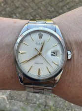 Vintage Rolex 6694 Oysterdate Precision Expandable Bracelet Arrow Hands, Manual