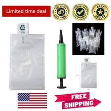50 Durable Clear Inflatable Packaging Bags - Perfect for Fragile Item Protection