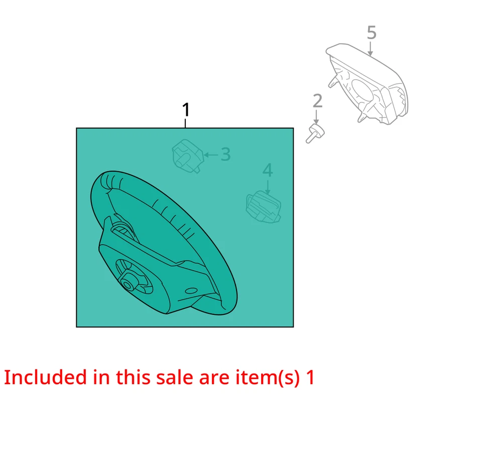 SE ADAPTA A FORD FIESTA 2011-2013 RUEDA ASY - DIRECCIÓN BE8Z3600CA - NUEVO OEM BE8Z3600CA Foto 2 de 3