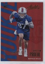 2018 Panini Absolute Rookie Spectrum Red 21/100 Austin Proehl #135 he0