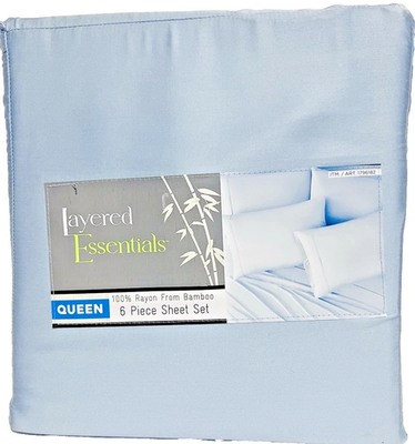 Maholi Bamboo Solid - Ensemble de draps, beige, très grand lit | Home Depot Canada