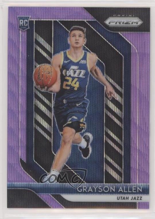 2018-19 Panini Prizm Purple Wave Prizm Grayson Allen #123 0f8
