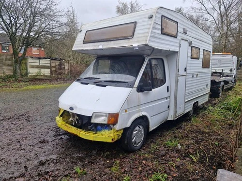 1987 ford transit 2.5 Di camper. Spare or repairs.  Export. Swb - Picture 1 of 6