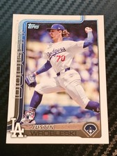 2025 Topps Series 1 - Justin Wrobleski #204 (RC) Los Angeles Dodgers 