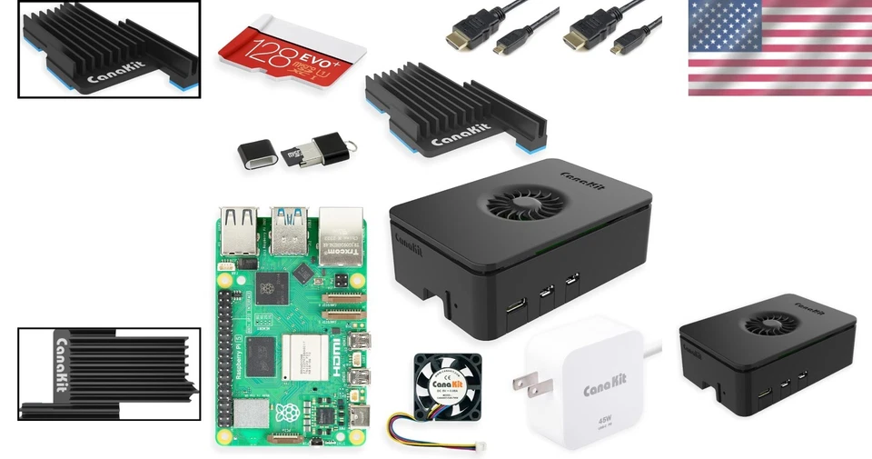 Complete Raspberry Pi 5 Kit - 8GB RAM + 128GB Storage - Image 2 of 4