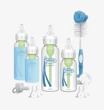 Dr. Brown's Gift Set Options+ Glass Narrow Anti-Colic Baby Bottle