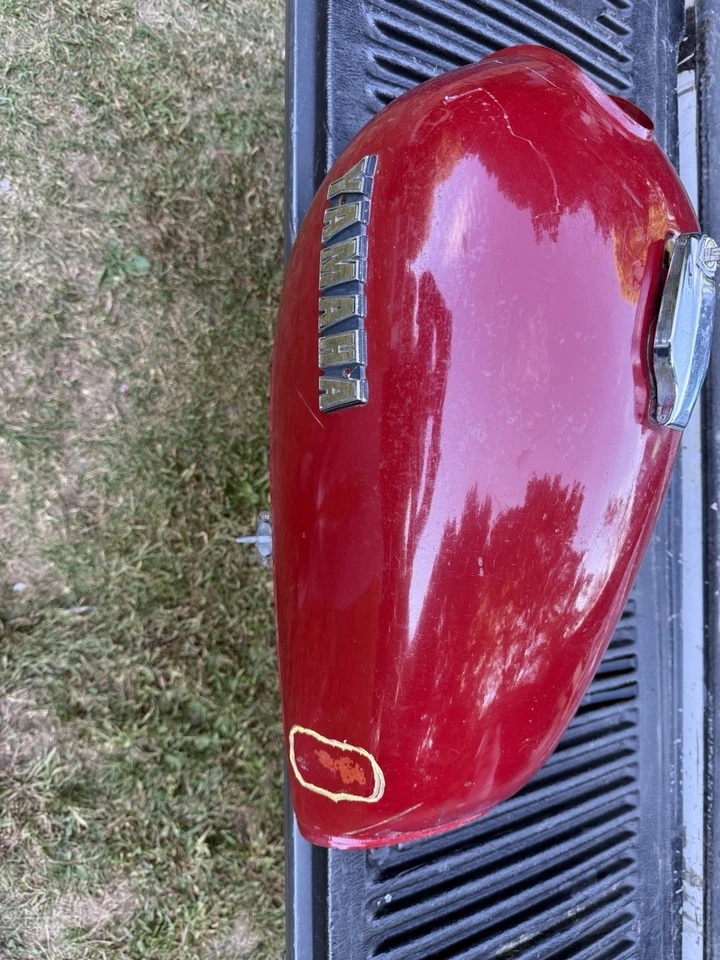 Tanque de gasolina Yamaha XS400 recto limpio interior Foto 3 de 4