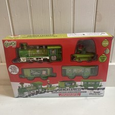 Dr. Seuss The Grinch Express Ready to Play Train Set 12 Piece Christmas Holiday