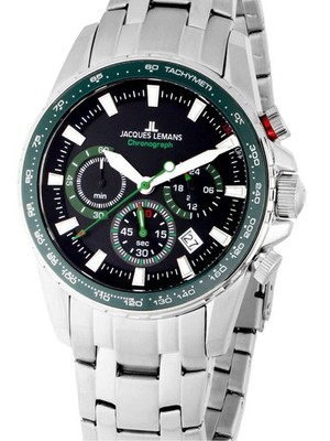 Jacques Lemans 1-2099F Liverpool Chronograph Mens Watch 42mm 10ATM