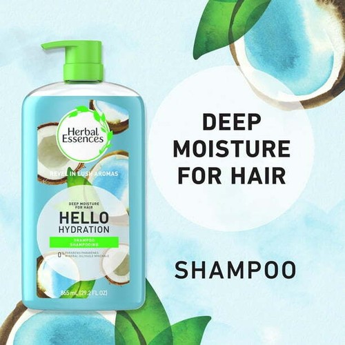 Herbal Essences Hello Hydration Deep Moisture Daily Shampoo with Coconut, 29.2oz - Picture 2 of 5