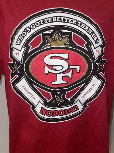 Camiseta de los 49ers de San Francisco... ¿Quién la tiene mejor que nosotros? ¡Raro! ¡Nuevo! - Imagen 2 de 7
