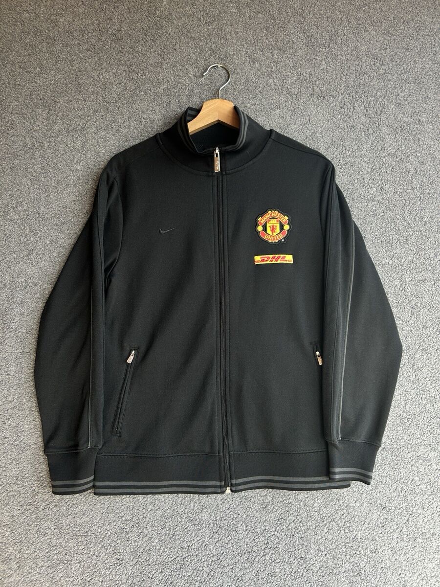 Nike Manchester United Player Issue Black Vintage Track Nike Manchester United Player Issue Black Vintage Track