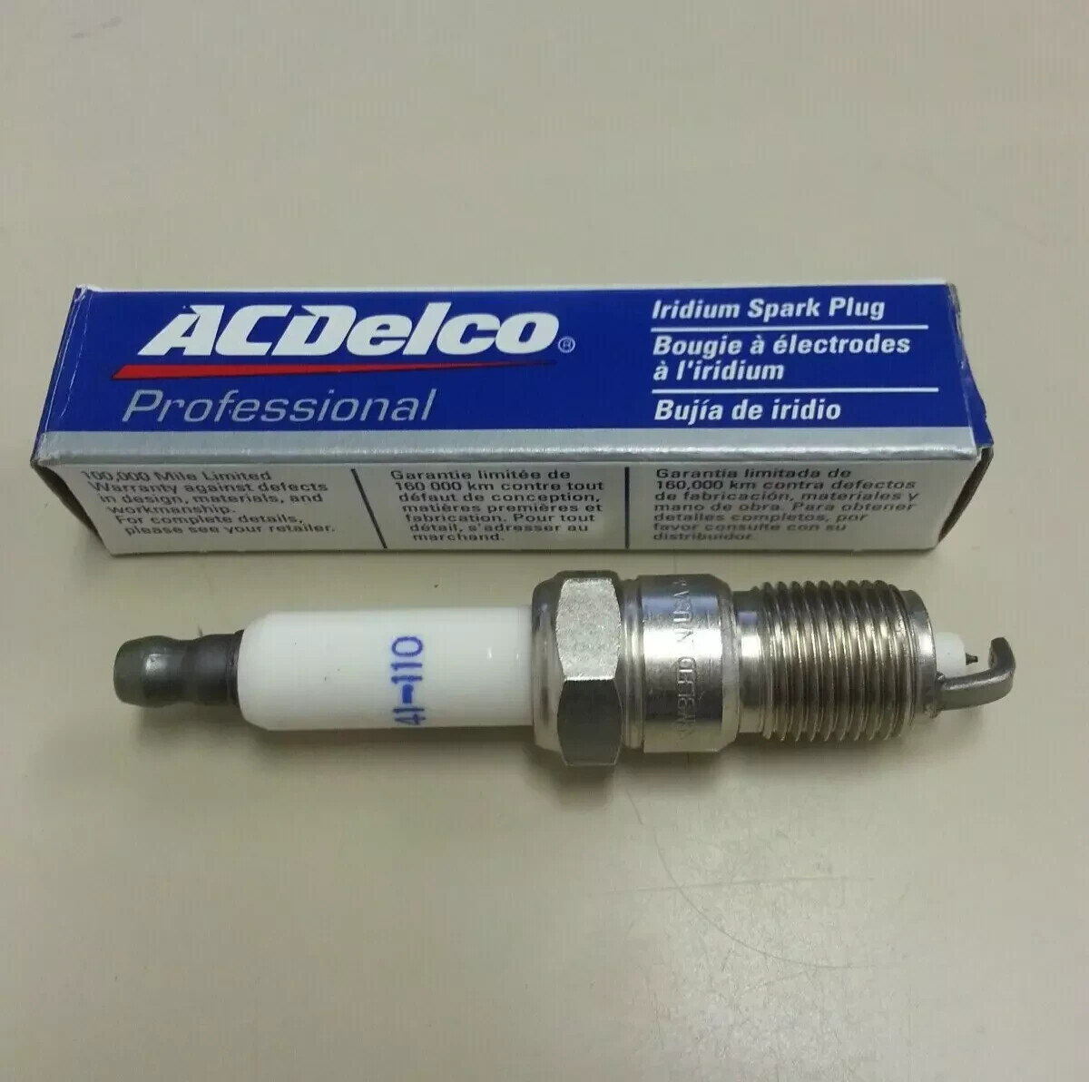 NEW GENUINE GM ACDelco Iridium Spark Plugs 41-110 12621258 12680072 Set Of 8