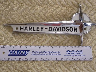 1961-1962 FL FLH Gas Tank Emblems 61776-61T with 