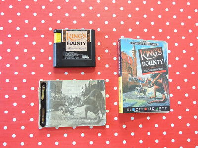 King's Bounty Sega Mega Drive nur Modul + Anleitung und Cover - lesen