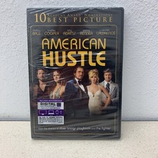 NEW DVD American Hustle Christian Bale Bradley Cooper Amy Adams FACTORY SEALED