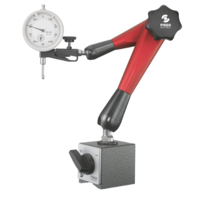 Fisso Strato U Line A-28 P + M 8mm Articulated Gage Holder Arm & Switch Magnet