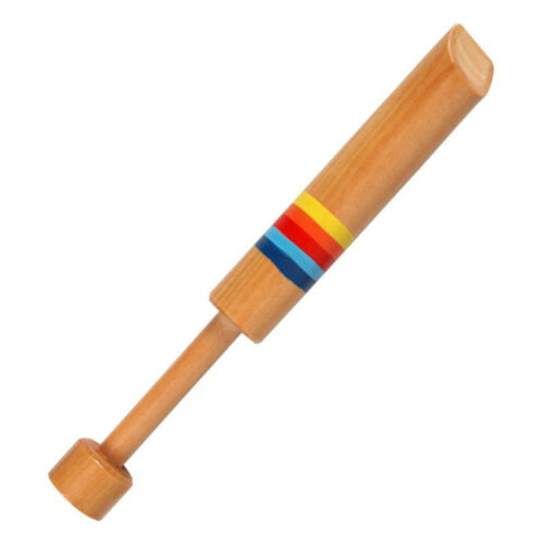 Wooden Whistle Pull-Push Learning Flute Mini Musical Toy - Afbeelding 1 van 18