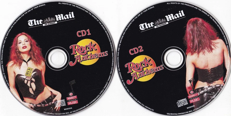 ROCK ANTHEMS ( THE MAIL ON SUNDAY Newspaper Double Album ) - Bild 3 von 3